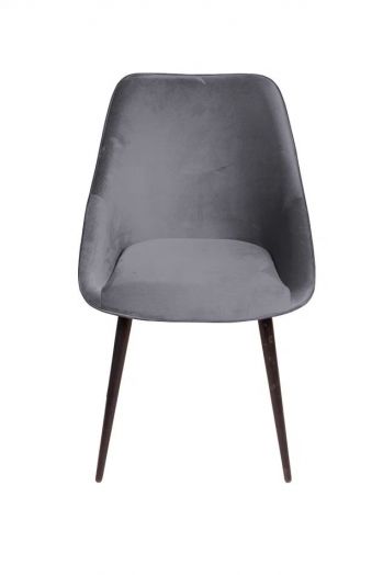 Стул Neo бархат серый 27/опора конус