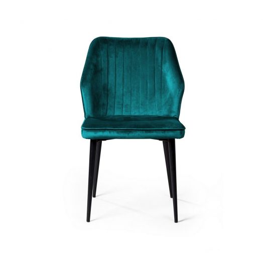 Стул Berg, бархат бирюзовый 87