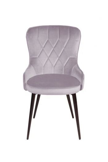 Стул Leonardo, бархат светло-серый 26