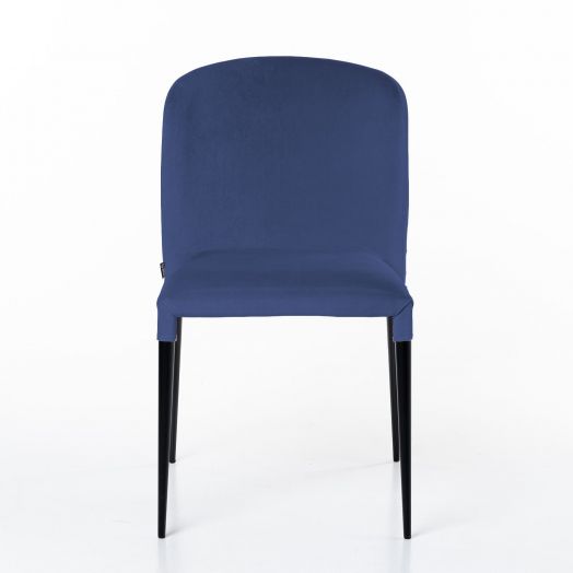 Стул Albert (Альберт), бархат синий 29