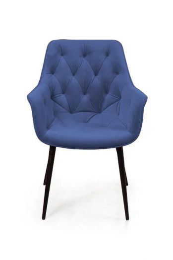Стул Archi, бархат синий 29, опора конус