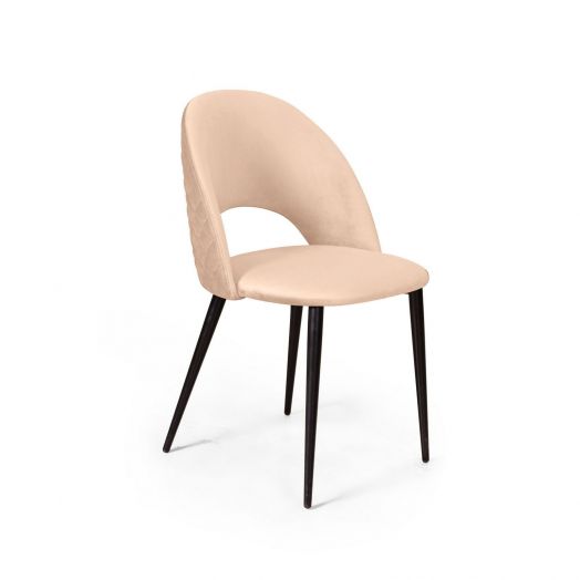 Стул Max ромб, бархат бежевый 5