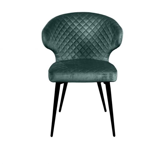 Стул Richard ромб, бархат зелёный 19