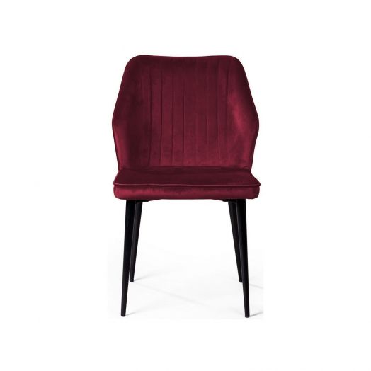 Стул Berg, бархат винно-красный 16