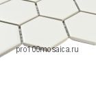 Nakama white. Мозаика  серия RUSTIC, размер, мм: чип 51*51. 281*325*6 (Bonaparte)