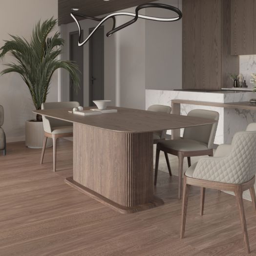 Стол прямоугольныи Denver 160, шпон, опора дерево