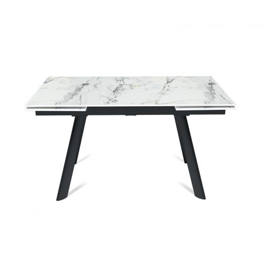 Стол раскладной Stone (140+40+40), керамика глянцевая Ice Jade