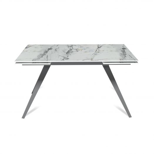 Стол раскладной Asti (140+40+40), керамика глянцевая Ice Jade