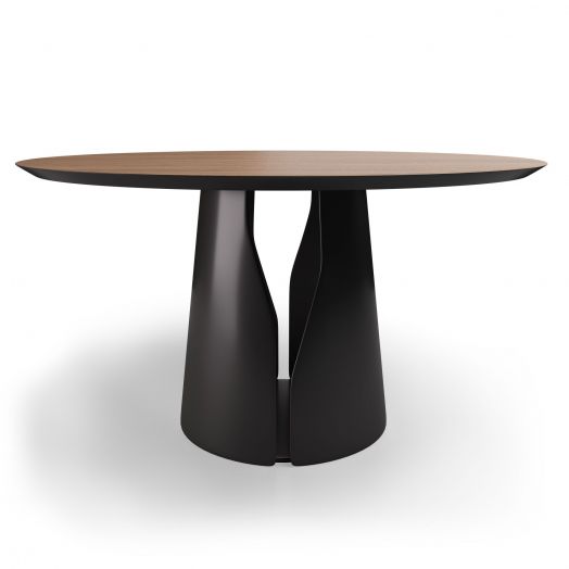 Стол круглый GIO 120, шпон