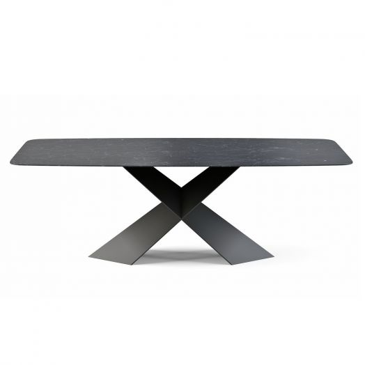 Стол Tyler 230, керамика матовая,  темный