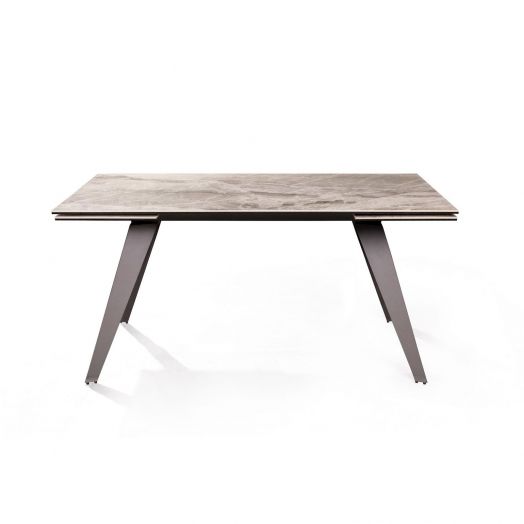 Стол раскладной Grant (160+40+40), мрамор испанская керамика светлый