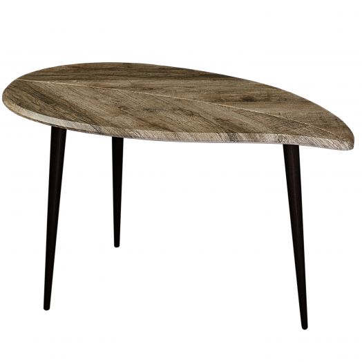 Стол журнальный BeautyStyle 28 дуб крымский состаренный/черный