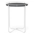 Столик журнальный SHT-CT20 каменный уголь/белый муар