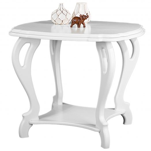 Стол журнальный Кофейный П молочный дуб Л