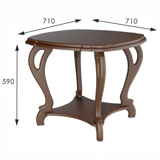 Стол журнальный Кофейный П орех Л