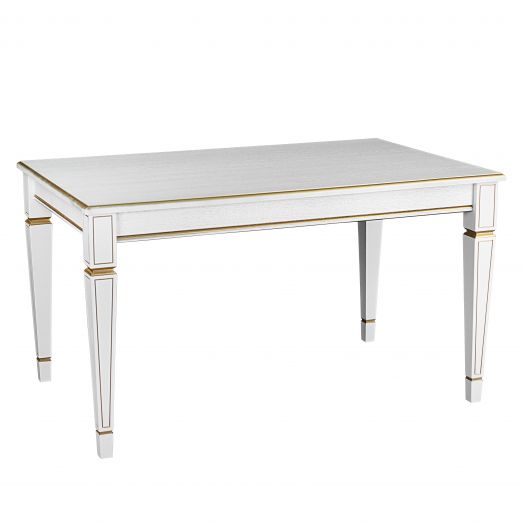 Стол журнальный Васко В 81 белый ясень/золото