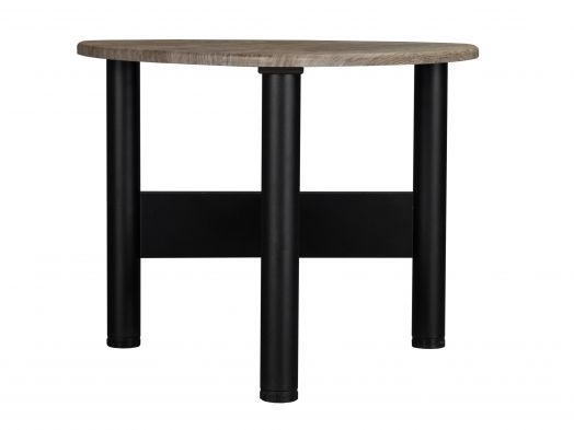 Стол журнальный Саут 3Д чёрный/палисандр натуральный