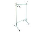 Вешалка напольная на колесах М 13 металлик