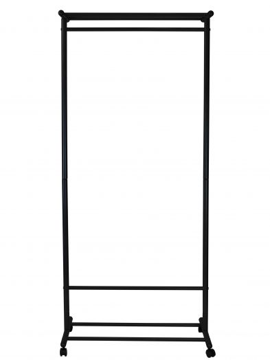 Вешалка напольная на колесах М 9 чёрный