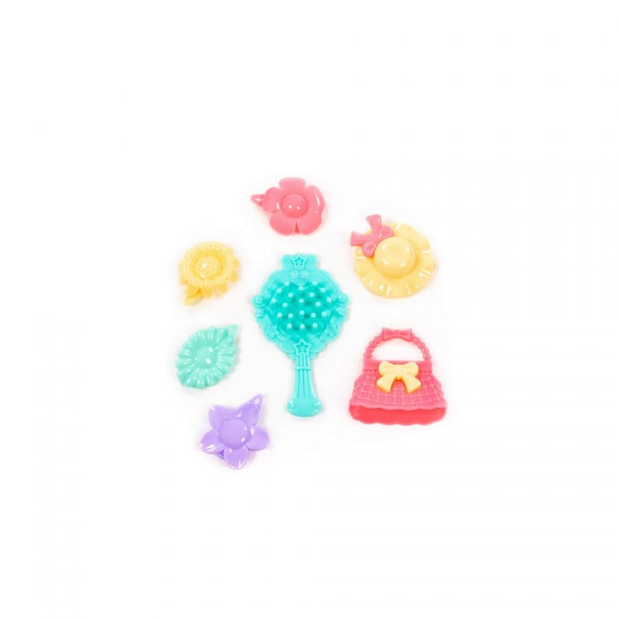 Кукла "Ксюша" (30 см) в нарядном платье + аксессуары (8 элементов) (в коробке №3)