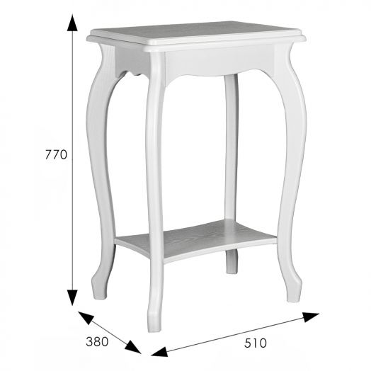 Подставка Джульетта молочный дуб Л