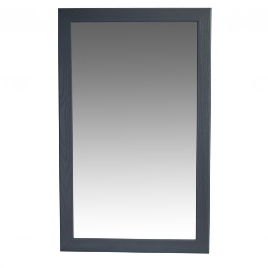 Зеркало навесное Берже 24-105 серый графит 105 см х 65 см
