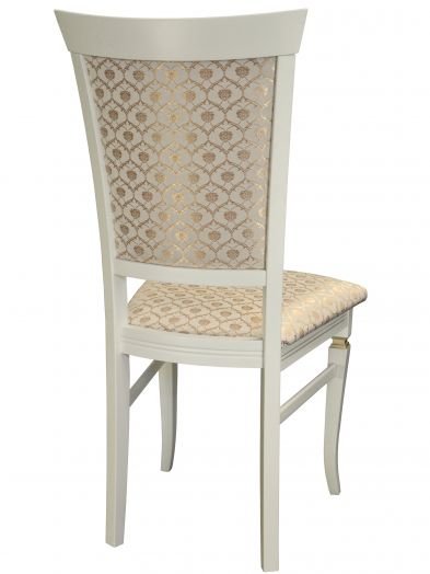 Стул Бонита слоновая кость/золото, Яра даймонд