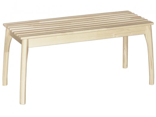 Скамья для прихожей массив, каркас лак