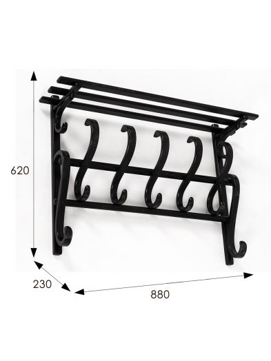 Вешалка настенная В 7Н венге