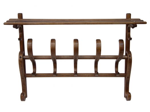 Вешалка настенная В 7Н средне-коричневый