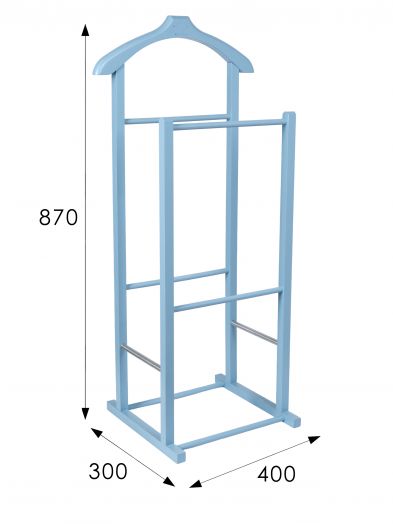 Вешалка костюмная детская В 28Н голубой