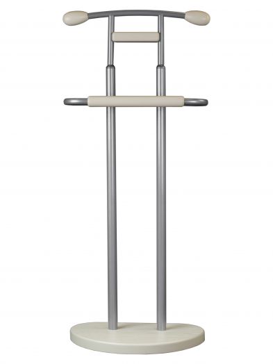 Вешалка костюмная ГАЛАНТ 333 металлик/слоновая кость