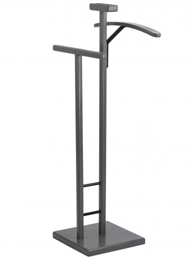 Вешалка костюмная ГАЛАНТ 340 черный/ серый графит