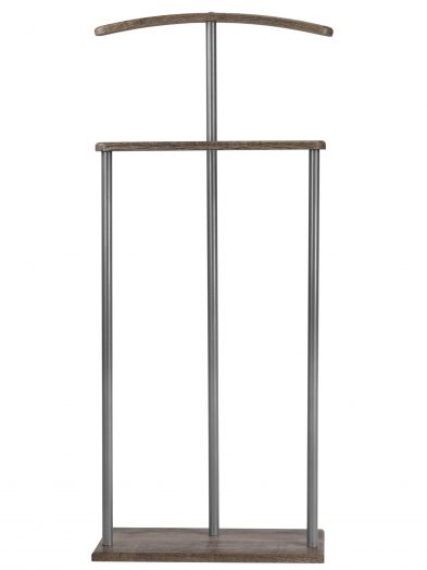 Вешалка костюмная Дэви 1 металлик/дуб крымский состаренный