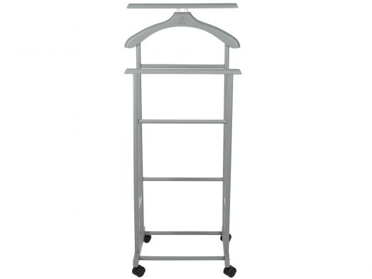 Вешалка костюмная на колесах В 22Н серый