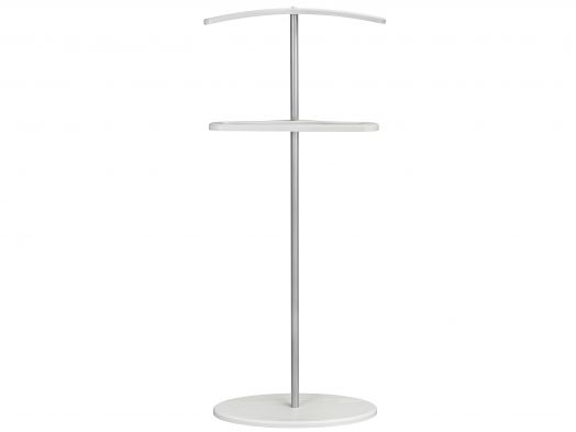 Вешалка костюмная Дэви 3 металлик/белый