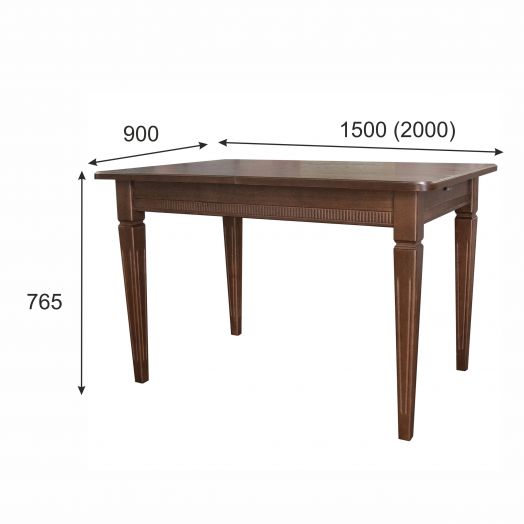 Стол обеденный Васко В 87Н орех 150/200*90