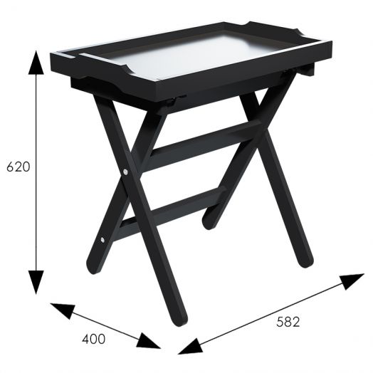 Столик с подносом Лотос венге Л