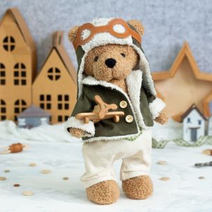 Набор для курса Зверополис "Мишка Авиатор в зеленом"