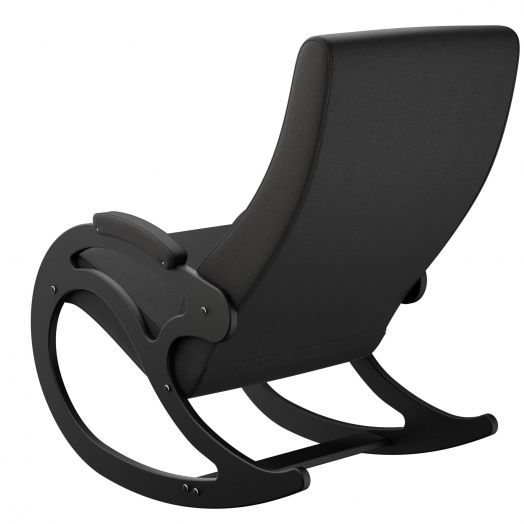 Кресло-качалка Каула М экокожа Дунди 109, каркас венге