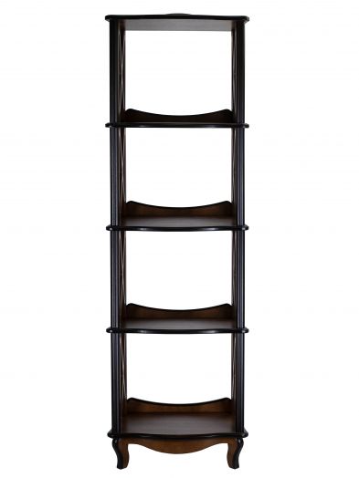 Этажерка-стеллаж Джульетта 4 уровня, орех Л