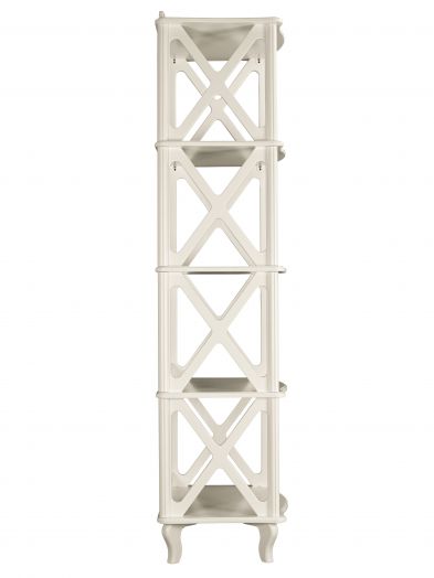 Этажерка-стеллаж Джульетта 4 уровня, дуб шампань Л