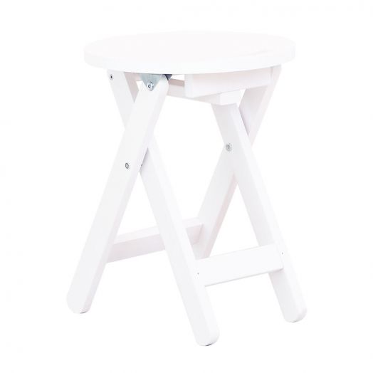 Табурет складной снег