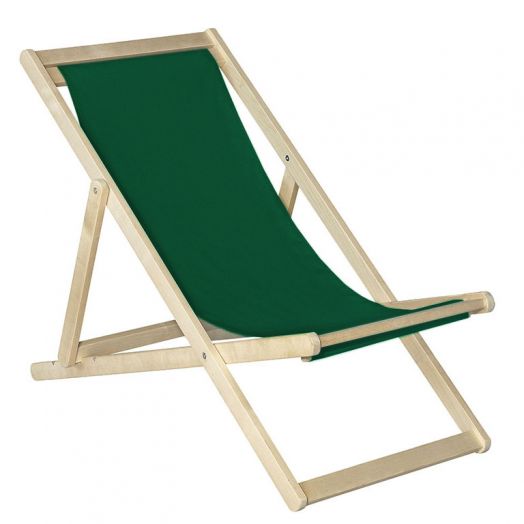 Шезлонг ткань зелёный