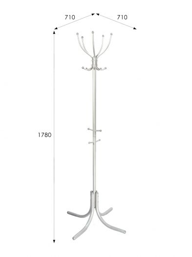 Вешалка напольная М 10 металлик