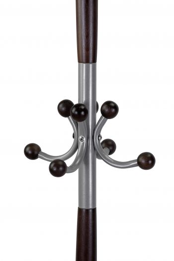 Вешалка напольная Д 1 металлик/ венге