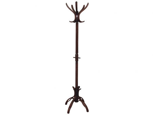 Вешалка напольная В 12Н махагон