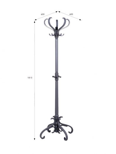 Вешалка напольная В 2Н серый