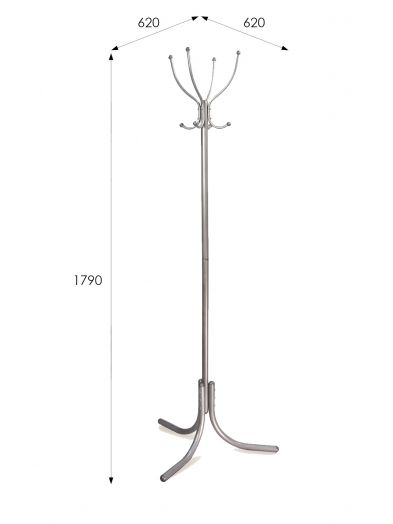 Вешалка напольная М 3 металлик