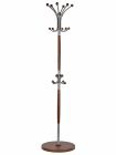 Вешалка напольная Д 1 металлик/ средне-коричневый